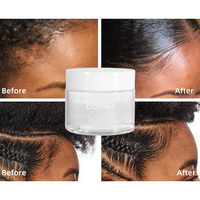 Cire coiffante bio naturelle à tenue forte pour cheveux bouclés, longue durée, contrôle des bords, marque privée