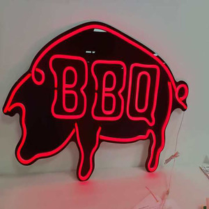 Nhà Cung Cấp Tùy Chỉnh Tên Cửa Hàng Mở Treo Tường Văn Bản Neon Dấu Hiệu Thanh Đám Cưới Acrylic Điện-Powered Linh Hoạt <span class=keywords><strong>LED</strong></span> Neon Dấu Hiệu - Product Image 1