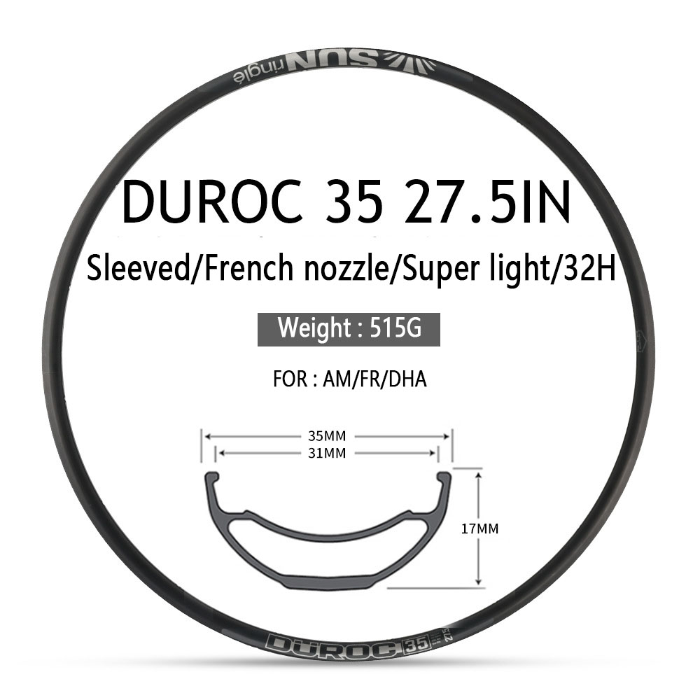 DUROC35 nero 27,5 pollici 32H