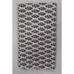 Tissu de couture léger 100 % coton fait main, imprimé floral style bloc, pour robes de filles et de garçons, vendu au mètre - Product Image 5