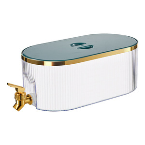 Bouilloire légère de luxe de grande capacité <span class=keywords><strong>avec</strong></span> couvercle de <span class=keywords><strong>robinet</strong></span> en verre transparent pour les fêtes pour le stockage de la canette de thé à fleurs au réfrigérateur - Product Image 2