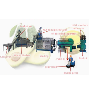 Chaîne de production automatique d'huile d'avocat d'équipement de traitement d'acier inoxydable - Product Image 1