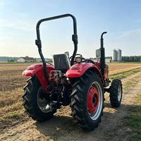 Tractores multifuncionales con tracción en las cuatro ruedas de 60 HP, 70 HP, 80 HP con motor diésel pequeño, los modelos más vendidos, para jardines y granjas.