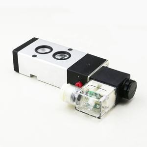 วาล์วโซลินอยด์ไฟฟ้าลมแบบควบคุมทิศทางด้วยมือ ขนาดใหญ่ 4M310 <span class=keywords><strong>3</strong></span>/8 นิ้ว แบบขดลวดเดี่ยว รุ่น Namur 4M310-10 - Product Image 5