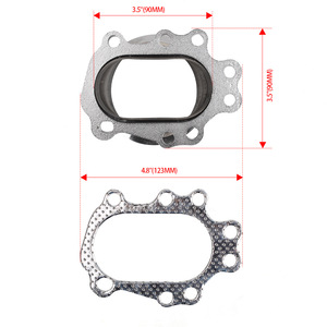 Turbocompresor de 3 pulgadas con base de brida de 8 orificios y junta para actualización GT25 GT28 - Product Image 4