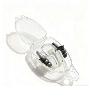 पेशेवर वाटरप्रूफ सिलिकॉन नाक क्लिप और इयरप्लग सेट वयस्कों के लिए हड्डी चालन स्विमिंग इयरप्लग सेट करता है - Product Image 1