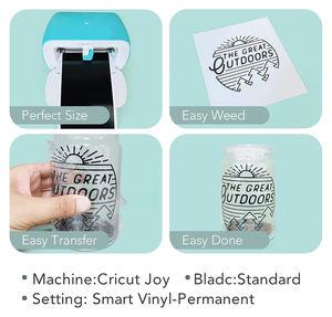 Vinilo adhesivo inteligente para manualidades Diy de 5,5x12 pulgadas para <span class=keywords><strong>Cricut</strong></span> <span class=keywords><strong>Joy</strong></span> 36 piezas brillantes - Product Image 4