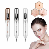 Kit de Eliminación de Verrugas y Marcas en la Piel con Lápiz Láser Recargable por USB con Pantalla LCD, Crema Efectiva, Máquina Portátil de Cuidado Personal y Belleza