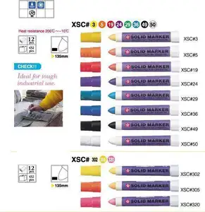 Sakura XSC 9 + 3 colours di trasporto di alta qualità Solido penna di indicatore può essere marcatura sotto l'acqua Sakura solido penna vernice per la pittura