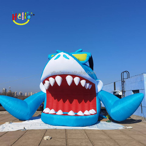 Station <span class=keywords><strong>de</strong></span> DJ gonflable à tête <span class=keywords><strong>de</strong></span> requin, stand <span class=keywords><strong>de</strong></span> DJ personnalisé - Product Image 4