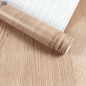 加厚乙烯基压花天然木纹壁纸3d粘合聚氯乙烯韩国装饰膜贴纸