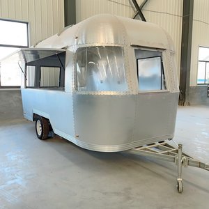 Chariot de vente ambulante en acier inoxydable pour glaces et snacks, idéal pour les marchés nocturnes et les stands de restauration rapide, cuisine mobile sur 4 roues, longueur 10 pieds, intégré - Product Image 4