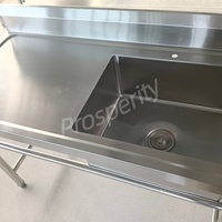 Évier de cuisine moderne multifonctionnel en acier inoxydable pour hôtels, fermes, marchés alimentaires, écoles, appartements – Vente directe usine