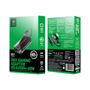 PLEXTONE GS1 kabel Audio 3IN13.5mm atau kabel tipe-c pengisian adaptor Jack Headphone dan Audio <span class=keywords><strong>3</strong></span> in 1 kabel Audio untuk ponsel ipad Pro - Product Image 6