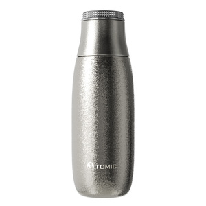 Bouteille d'eau isolée Atomic 410 ml, thermos de voyage portable avec filtre à thé et bouchon à vis pour femmes et hommes - Product Image 5