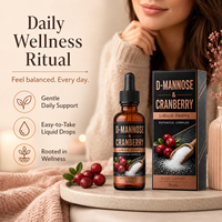 Complément Liquide de D-Mannose aux Canneberges avec Hibiscus, Uva Ursi, Guimauve, Pissenlit, Bromélaïne et Vitamine C – Vente en Gros