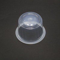 Gobelet à sauce rond miniature jetable transparent en PP de qualité alimentaire de 75 mm et 110 ml pour la gelée et usages multiples, fabriqué en Chine