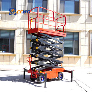 Plataforma elevadora de tijera eléctrica, plataforma de trabajo elevadora, estabilizadores aéreos móviles, mesa elevadora hidráulica de carga pesada - Product Image 4