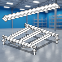 Système de coffrage modulaire pour dalles de béton de construction traditionnelle, échafaudage, poutre de pont haute résistance, résistant à la corrosion Dazhi