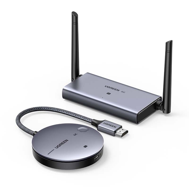UGREEN Wireless HDMI Extender 4K Video Transmitter & Receiver Kit 5G 50M Transmits Display Adapter Dongle for TV PC PS5 Monitor