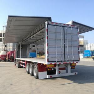 <span class=keywords><strong>Remorque</strong></span> à ailes hydrauliques 3 essieux 40 pieds à bon prix à <span class=keywords><strong>vendre</strong></span> - Product Image 6