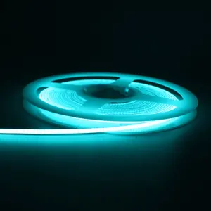 Striscia LED COB flessibile blu ghiaccio larghezza 2.7mm 3.7V 5 W/M batteria nastro luce LED per decorazione auto