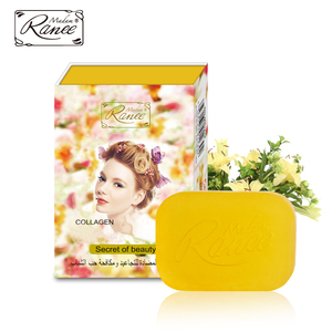 Savon en barre au collagène anti-âge, biologique et fait main, pour raffermir, repulper et éclaircir les peaux matures ternes, 100g - Product Image 1