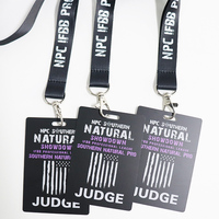 Cordons de cou personnalisés Kofei avec cartes PVC imprimées découpées sur mesure pour événements, conférences, badges professionnels et d'exposition