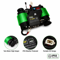 Nouveau compresseur d'air double cylindre 12V DC / gonfleur de pneus / pompe à air pour voiture 150 PSI, cycle de service 100 % air comprimé, haute qualité