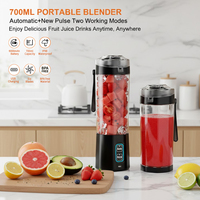700ml USB Oplaadbare Draagbare Blender Draadloos BPA Vrij Lekvrij Smoothie Maker voor Sap Shakes Reizen Gym Huis Kantoor