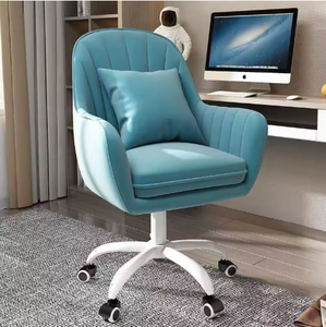 Silla de Salón Moderna de Alta Calidad con Estructura de Acero y Tapicería de Terciopelo, Giratoria Ajustable, Diseño Ecológico y Duradero - Product Image 5