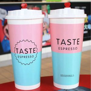 Gobelets en carton jetables de 16 oz avec couvercles en plastique à usage unique pour les marchés latino-américains - Product Image 5