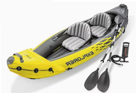 Bateau gonflable pour 2 personnes en PVC, kayak gonflable épaissi pour deux personnes, bateau gonflable pour la pêche, parc aquatique gonflable