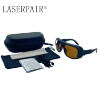 Lunettes de sécurité laser certifiées CE OD5 + Lunettes de protection des yeux pour machine de détatouage laser Q-Switched