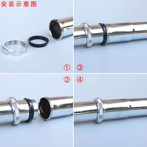 Válvula de Descarga de Acero Inoxidable de 1 Pulgada con 32 Accesorios de Conexión para Tubería de Drenaje, Extensión de Tubería de Descarga para un Sistema de Drenaje Mejorado - Product Image 3