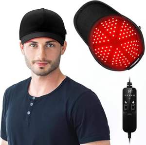 30W <b>Red</b> <b>Light</b> <b>Therapy</b> Helmet 660nm/850nm/940nm Handheld Infrared Physiotherapy for Head Pain Relief USB-C Rechargeable Model - Product Image 5