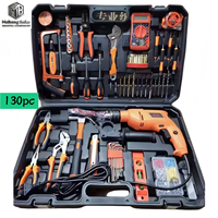 Kit d'outils électriques multifonctionnel en coffret rigide alimenté par batterie