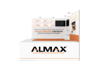 10x10 estándar portátil Modular tensión ropa tela Tradeshow Display exposición feria Diseño de Stand