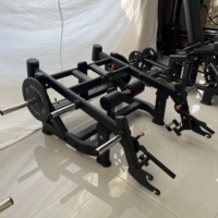 Máquina de Peso Muerto Multifuncional con Carga de Discos y Construcción de Acero para Entrenamiento de Fuerza y Seguridad - Equipo de Fitness para Gimnasio