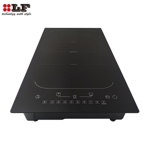 Estufa de Inducción Eléctrica de 2 Quemadores con Cubierta de Vidrio - Product Image 1