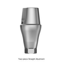 Conexión Cónica Interna de Dos Piezas CT/CTV para Abutment Recto 11 °   Cono Morse Hexagonal Interno Ti-6Al-4V ELI Compatible con Osstem