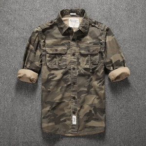 2024 Venta directa de fábrica Camisa de algodón puro no elástica para hombres y camisas para hombres de manga larga para primavera - Product Image 5