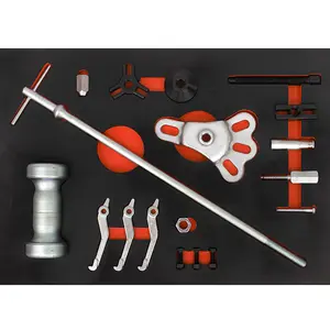 Tool Kastladen Auto-accessoires Voertuig Gereedschap 19Pcs 9 Manier Universele Hamer Lagertrekker Kit Assen Slide Hamer Set