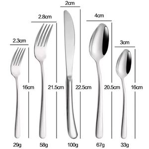 Custom Color Dishwasher Safe Silverware 5pcs Set <b>Thin</b> Handle Flatware European Gold Plated Cutlery Set - Product Image 2