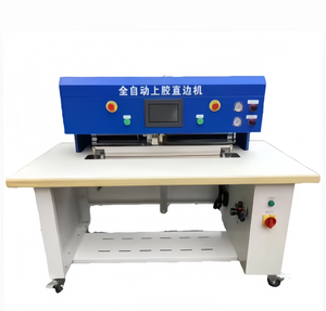 Machine automatique de collage à chaud par fusion, machine de pliage des bords en cuir PU pour boîte cadeau - Product Image 1