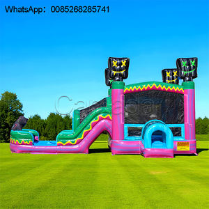 Structure gonflable commerciale Monster Truck avec toboggan aquatique et souffleur en PVC pour un montage facile pour les enfants - Product Image 3