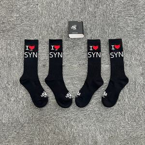 Chaussettes de sport tendance <span class=keywords><strong>Syna</strong></span> en coton tricoté motif lettres, couleur or rose, absorbantes et respirantes pour l'automne CentralCEE - Product Image 5