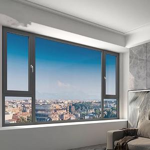Ventana abatible de aleación de aluminio con rotura térmica de vidrio térmico <span class=keywords><strong>Breal</strong></span> DE FÁBRICA DE China a la venta - Product Image 1