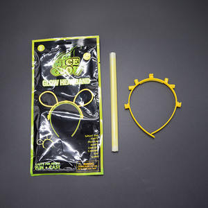 Venta caliente Chemical Light Celebration Hair Hoop Glow Sticks Brilla en la oscuridad Suministros para fiestas para Halloween Pascua Navidad - Product Image 3