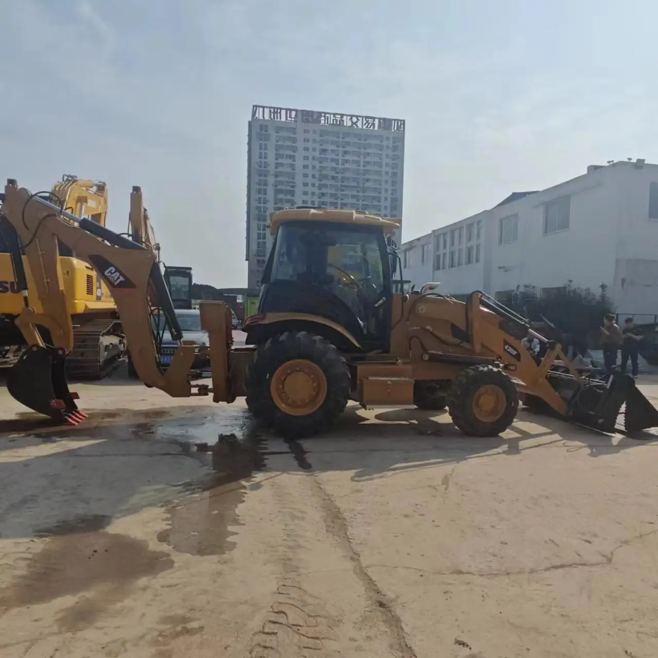 new machinery CAT 420F for sale  Caterpillar machinery new backhoe loader in Shanghai used cat 416 420 retro excavator
